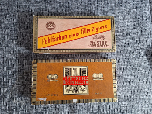 Zigarrenschachtel sammlung 2er - zigarrenschachtel,