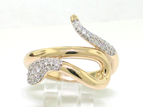 Schlangenring ring 585 - schlangenring,