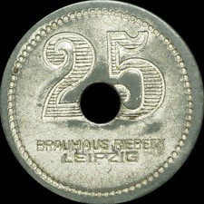 WERTMARKE: 25 Pfennig