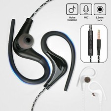Kabelgebundene In-Ear-Sport-Hifi-Kopfhörer-Ohrhörer-Ohrbügel 3.5 mm mit MIC