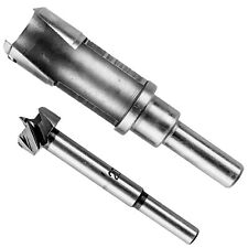Zapfenschneider Forstnerbohrer 2tlg Set Astlochbohrer Scharnierlochbohrer Bohrer