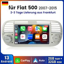 Apple Carplay für Fiat 500 2007-15 Autoradio Stereo Android 14.0 GPS WIFI RDS BT
