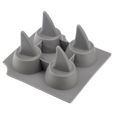  Neuheit Shark Fin Shaped Soft Ice Tray Eismaschine Pudding Mold Maker