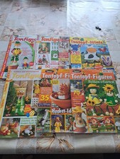 7 Bastelhefte Tontopffiguren Basteln