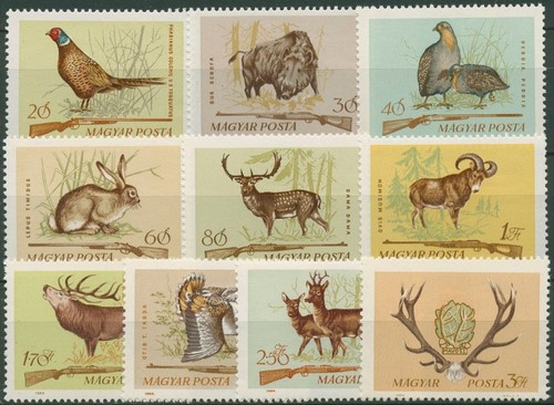 Ungarn 1964 jagd jagdtiere - ungarn,