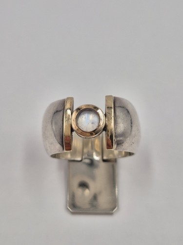 Mondstein ring 585 gold 925 - gold,