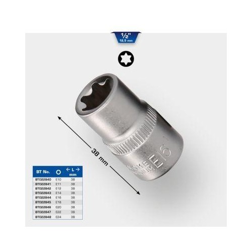 Zoll torx stecknuss - torx-e-stecknuss,, e14