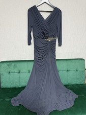 Gina Bacconi Navy Abendkleid