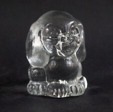 niedlicher Hund Skulptur Glas Kunst Figur Tier Figur Glaskunst