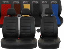 Seat Covers Faux Leather Black