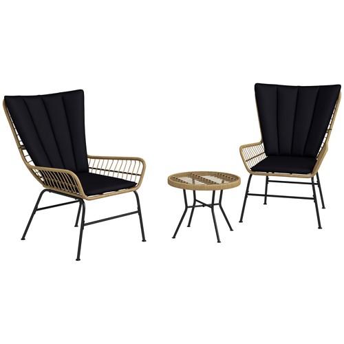 Teilige rattan sitzgruppe - 3-teilige, rattan-sitzgruppe