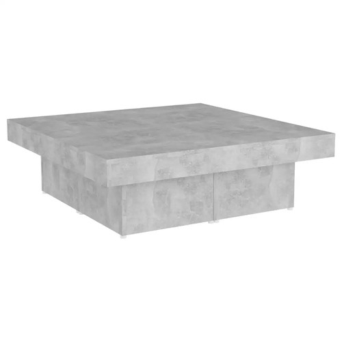 Couchtisch betongrau 90x90x28 - couchtisch,