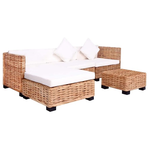 Sofagarnitur natur rattan - sofagarnitur,