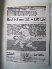 DDR Fuwo 15/84 Oberliga