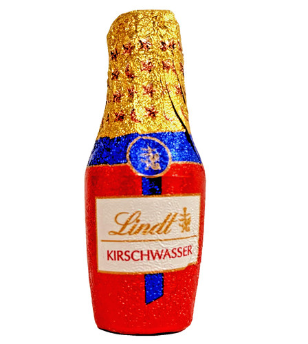 Lindt kirschwasser fläschchen - lindt,