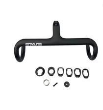 Aero Carbon Rennrad Lenker mit integriertem Vorbau, 380/400/420/440mm