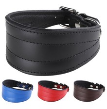 Garronda Windhund Halsband aus weichem Leder 40 cm - 50 cm CH499+