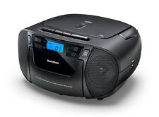 Karcher RR 5045 tragbares CD Radio Boombox CD-Player Kassettendeck UKW Radio