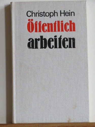 Christoph hein öffentlich - christoph,