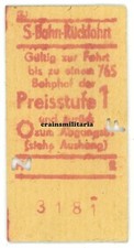 Orig. Fahrschein Fahrkarte