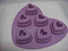 Backform 6 Herz Minikuchen