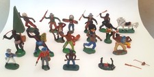 DDR Spielzeug Indianer Cowboys und Schwarze - große Sammlung Lot 79 Teile!