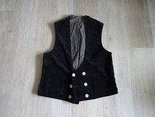 Original DDR Zimmermannsweste, Gr. 52, ungetragen, Baumwollcord + Leinen, NEU