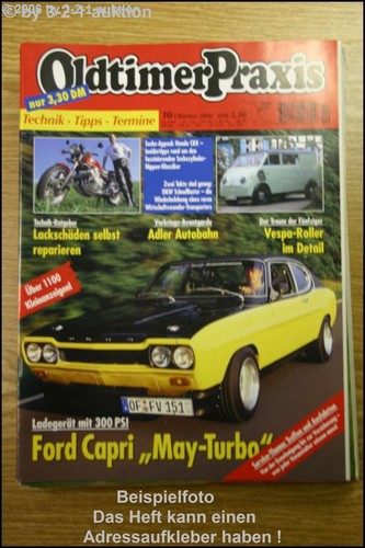 Oldtimer praxis ford - 10/00,