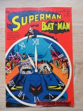 Superman Batman  1968   Nr  19 mit Beilage Bildbeilage  Poster     Ehapa