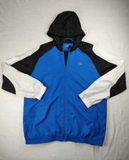 LACOSTE SPORT Herren Tennisjacke, blau schwarz weiß, Gr. XXL neu ohne Etikett