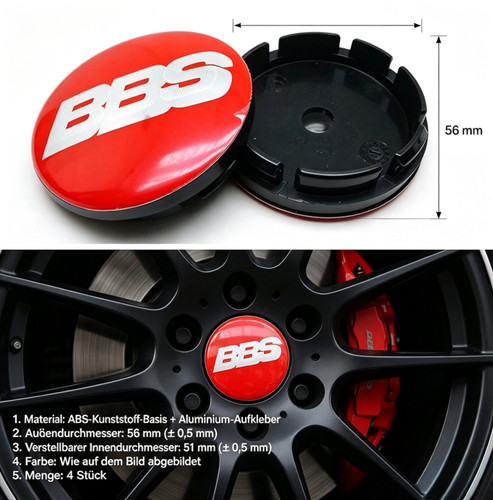 Bbs radmitte nabendeckel - bbs,