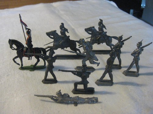 Alte zinnsoldaten blei 1 - 10,