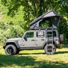 Flatland Gen2 Dachzelt Hartschale  136cm schwarz / dunkel Grau  Outback