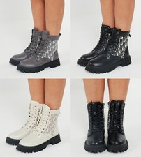 Schnürstiefeletten Chunky