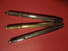 Konvolut alte 4 Farb Kugelschreiber Gold+Silberfarben