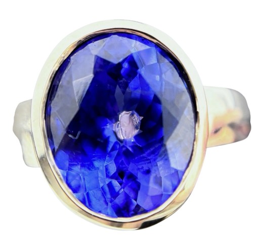 585 gold ring tansanit 5ct - gold,