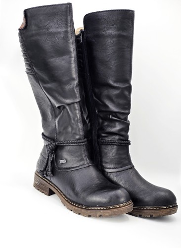 Rieker damenstiefel schwarz - rieker,