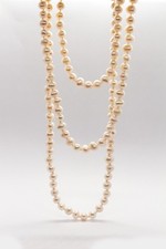 NEU Lange Perlenkette 3 reihig