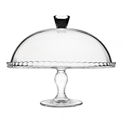 Tortenplatte glas haube - glas,