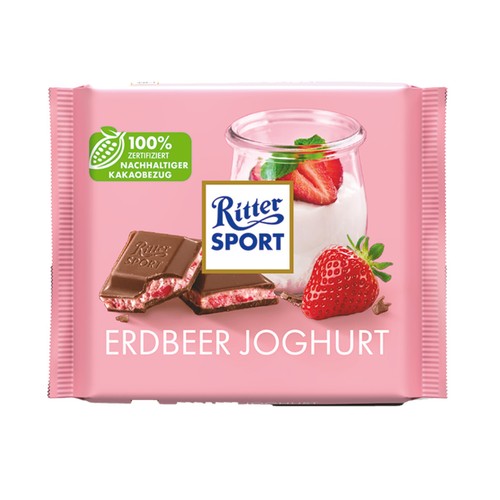 Ritter sport erdbeer joghurt - ritter,