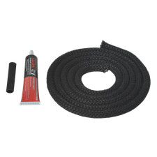 HARK Dichtung Ø 12 mm / 2 m für Kaminofen Dichtschnur Dichtband Ofendichtung