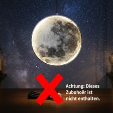 Wand Lampe Wohnzimmer Hintergrund Licht Wohnkultur Moderne 3D Mond Led