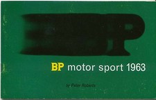 BP Motor Sport 1963 Grand Prix Racing Rallying Motorcycle Racing Power Boat +