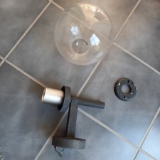 Wandlampe Außenlampe aus Regentropfenglas von Bega, 1980er