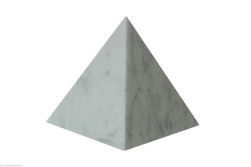 Pyramide weißer marmor - pyramide,