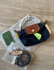 Longchamp Energy XS Mini schwarz Crossover-Tasche Crossbody Handtasche Le Pliage