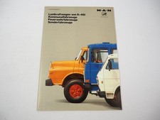 MAN Produktprogramm LKW Kommunalfahrzeug Feuerwehr Prospekt Poster