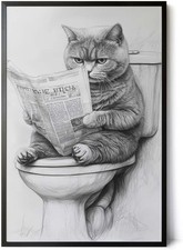 Lustiges Katzenbild auf