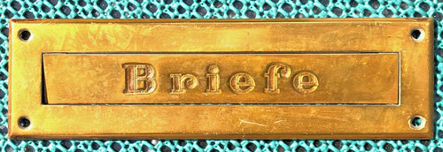Alter briefschlitz messing a - alter,