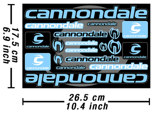 Cannondale decal stickers - cannondale,